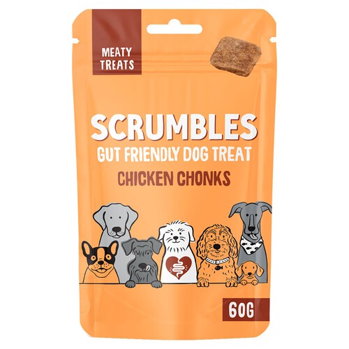 Scrumbles Meaty Reward Treats For Dogs Chicken Chonks