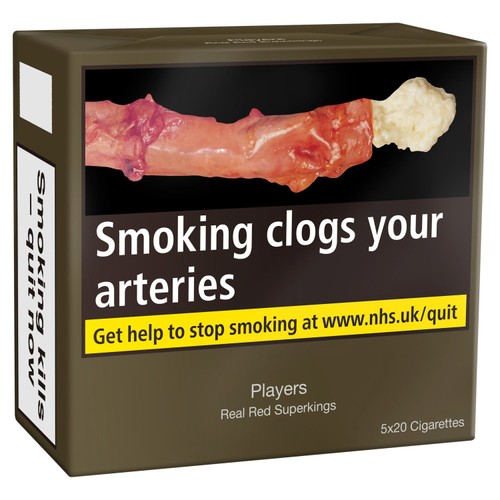 Players Real Red Superkings Cigarettes Multipack