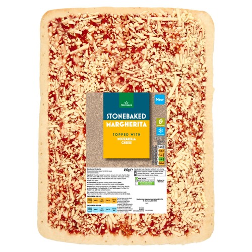 Morrisons Slab Margherita Pizza 490g