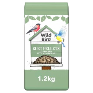 Wild Bird Suet Pellets Flavoured With Mealworms Morrisons