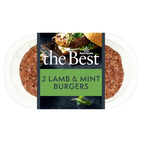 Morrisons The Best Lamb Mint Burgers
