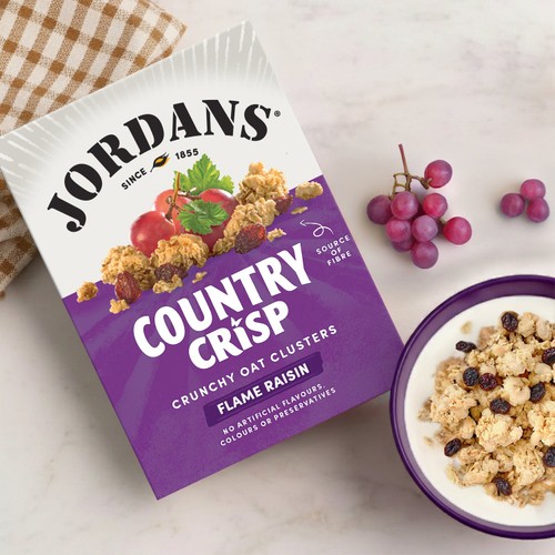 Jordans Country Crisp Flame Raisins Breakfast Cereal   450g