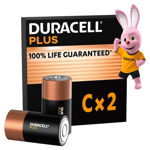 Duracell Plus C 2 Pack
