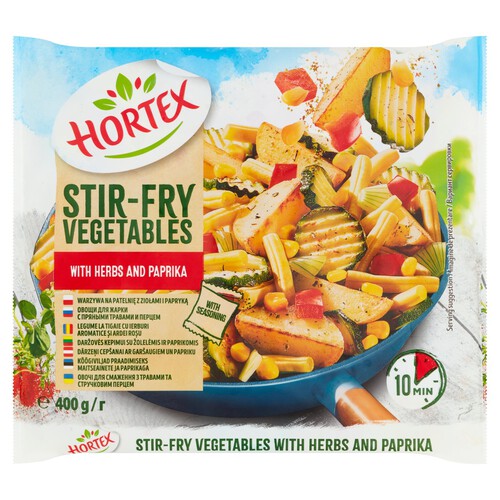 Hortex Stir-Fry Vegetables With Herbs And Red Paprika