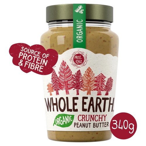 Whole Earth Organic Crunchy Peanut Butter