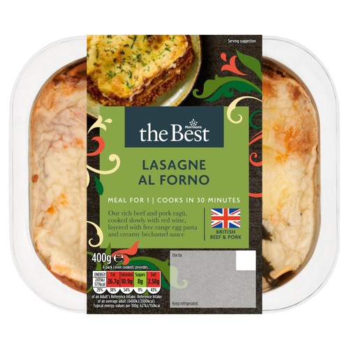 Morrisons The Best  Lasagne Al Forno 400g