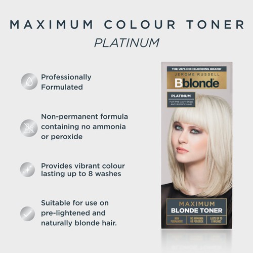 Jerome Russell Bblonde Maximum Blonde Toner Platinum
