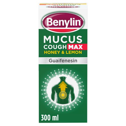 Benylin Mucus Cough Max Honey & Lemon Syrup 