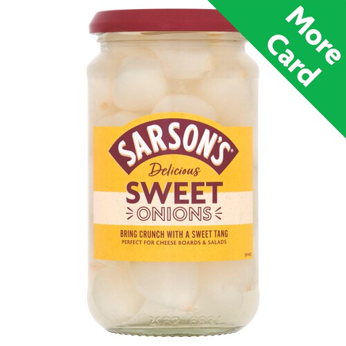 Sarson's Sweet And Mild Silverskin Onions (460g)