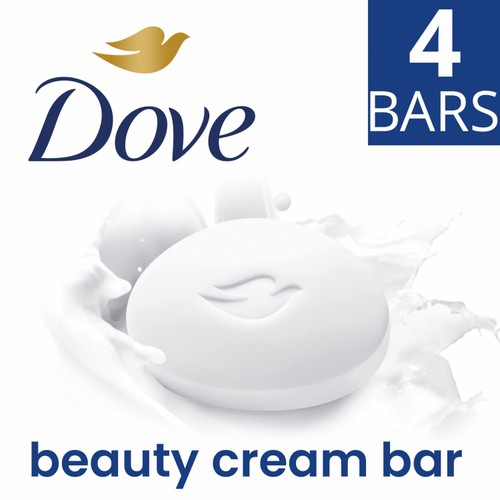 Dove Original Beauty Bar Soap with 1/4 Moisturising Cream