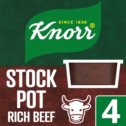 Knorr Rich Beef Stock Pot 4 Pack