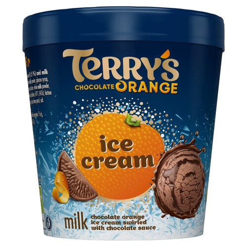 Terry's Chocolate Orange Ice Cream Tub