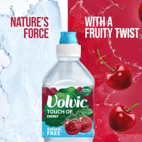 Volvic Touch Of Cherry Still Sugar Free Flavoured Water 
