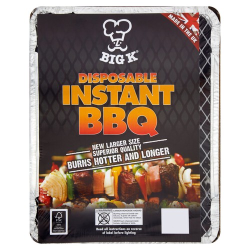 Big K Disposable Instant BBQ