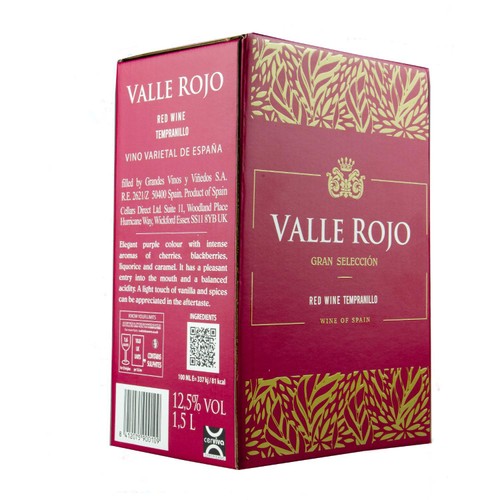 Valle Rojo Tempranillo 1.5l