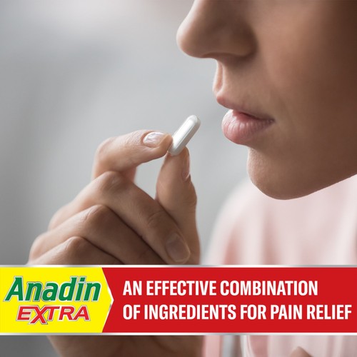 Anadin Extra Aspirin, Paracetamol, & Caffeine Caplets 16s