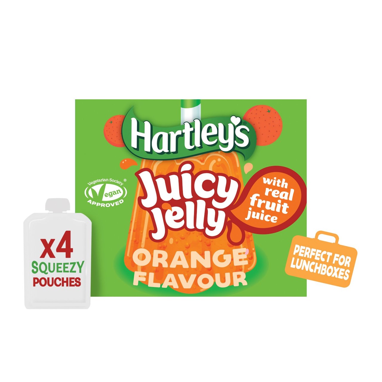 Hartley's Juicy Jelly Pouches Orange