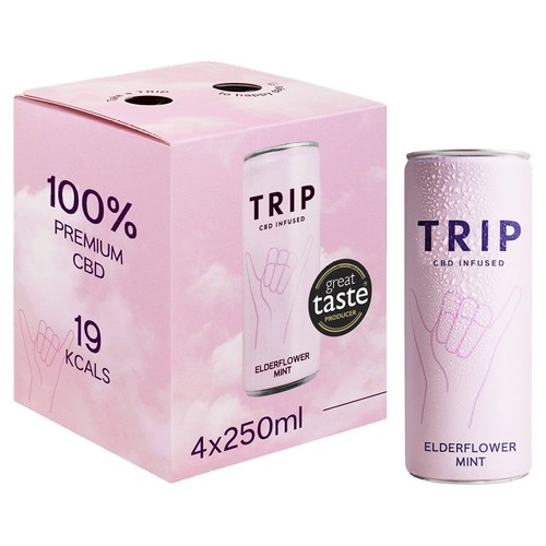 TRIP Elderflower Mint 4 x 250ml