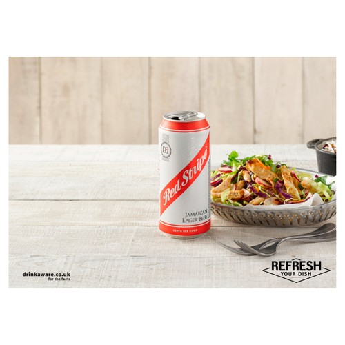Red Stripe Jamaica Lager Beer Can 4.7% ABV 4x440ml