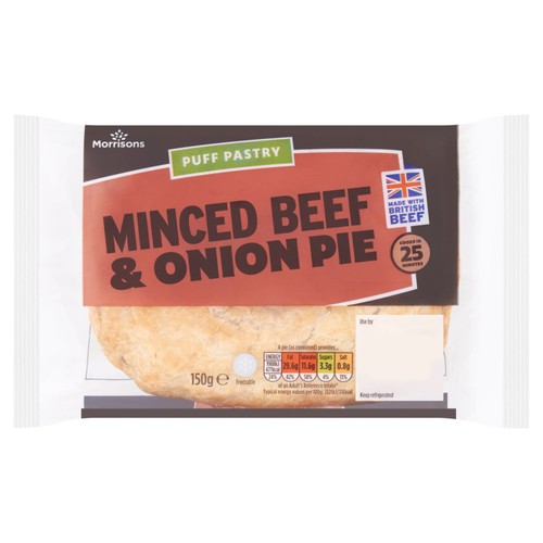 Morrisons minced beef onion pie