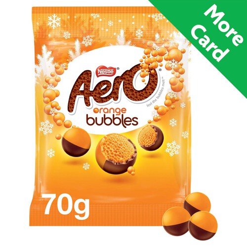 Aero Bubbles Orange Chocolate Share Bag 