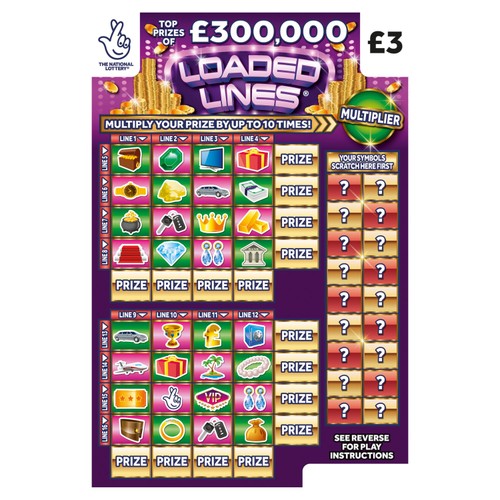 (SC) Loaded Lines Scratch Card