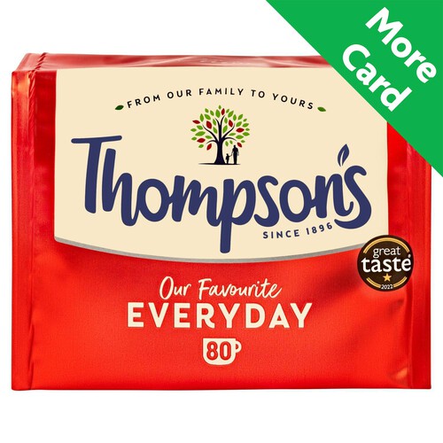 Thompson's Everyday Tea 80 Tea Bags