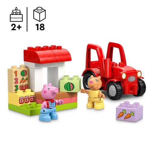 Lego Tractor And Market Duplo Peppa Pig 10468