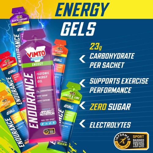 Applied Nutrition Endurance Isotonic Energy Gel Lemon & Lime Flavour 60g