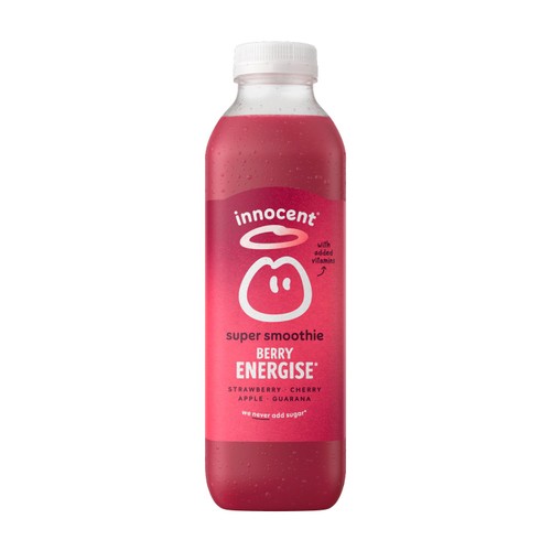 Innocent Berry Energise, Strawberry & Cherry Super Smoothie 750ml