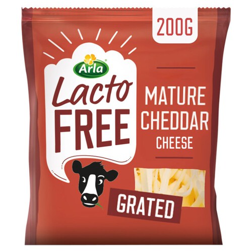 Arla Lactofree Mature Cheddar Grated Cheese