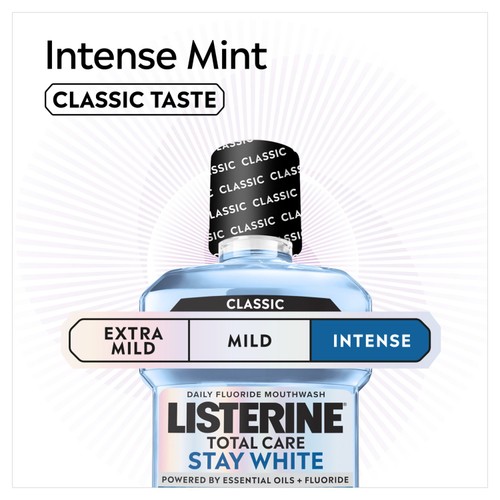 Listerine Total Care Stay White Arctic Mint Mouthwash 500ml
