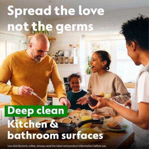 Dettol Multipurpose Cleaner Sparkling Lemon Wipes 126 Pack