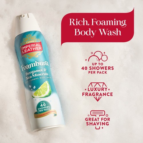Imperial Leather Foamburst Shower Gel Bergamot & Sea Minerals