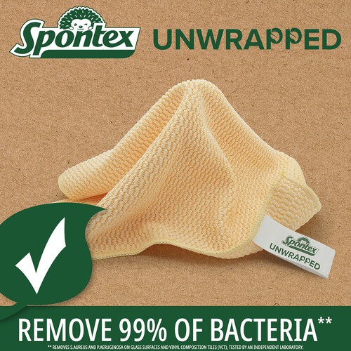 Spontex Unwrapped Microfibre Cloth