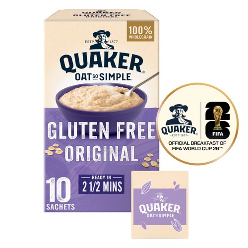Quaker Oat So Simple Gluten Free Porridge Sachets