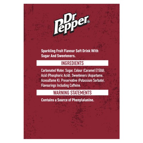 Dr Pepper 24 x 330ml