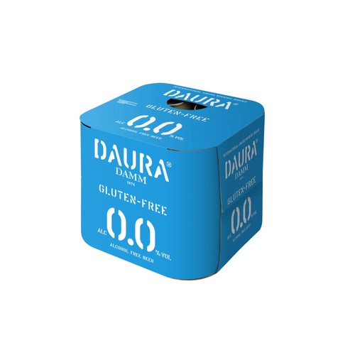 Daura Damm Gluten Free Beer 0.0%   4 x 330ml