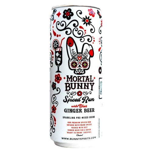 Mortal Bunny Spiced Rum & Ginger Beer Can