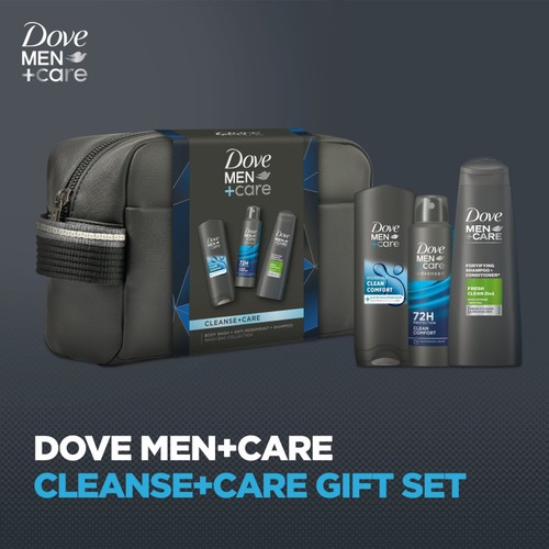 Dove Men+Care Cleanse+Care Washbag Collection Gift Set