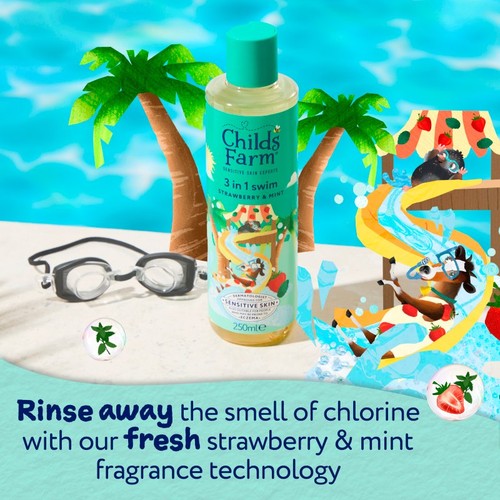 Childs Farm 3 In 1 Swim Strawberry & Organic Mint