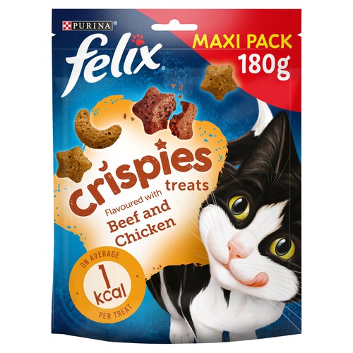 Felix Crispies Cat Treats Beef & Chicken