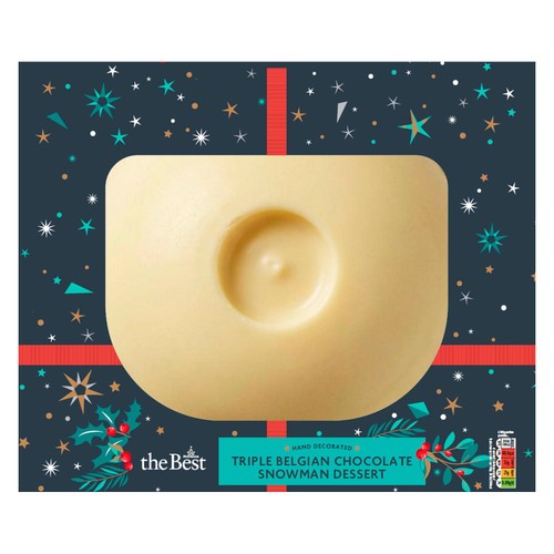 Morrisons The Best Triple Chocolate Snowman 635g