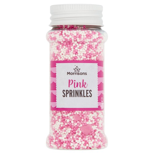 Morrisons Pink Sprinkle Mix 