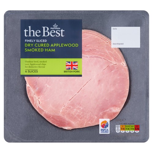 Morrisons The Best British Finely Sliced Applewood Smoked Ham