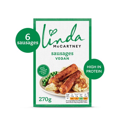 Linda McCartney's 6 Vegetarian Sausages 