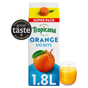 Tropicana Smooth Orange Juice with No Bits 1.8l
