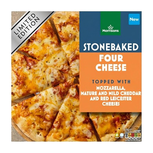 Morrisons Stonebaked Four Cheese Pizza 