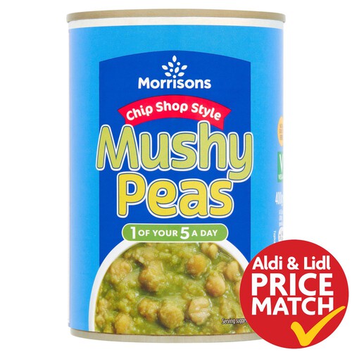 Morrisons Chip Shop Mushy Peas (400g)