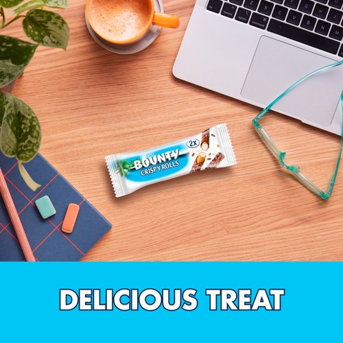 Bounty Milk Chocolate & Coconut Crispy Rolls Multipack 5 x 23.4g Bars